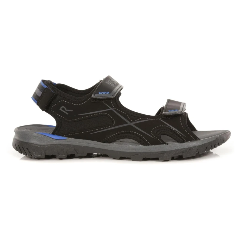 Image of Regatta Regatta Men Kota Drift Sandals in True Black Size: 6.5 True Black 6.5 Male 5057538956908