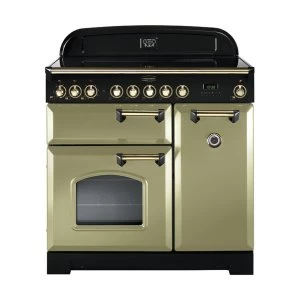 Image of Rangemaster CDL90ECOG-B Classic Deluxe 90cm Ceramic Range Cooker