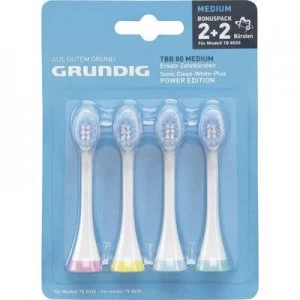 Grundig TBB80 brush Attachments Medium Electric Toothbrush 4Pcs