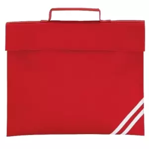 image of Quadra Classic Book Bag - 5 Litres (One Size) (Classic Red)