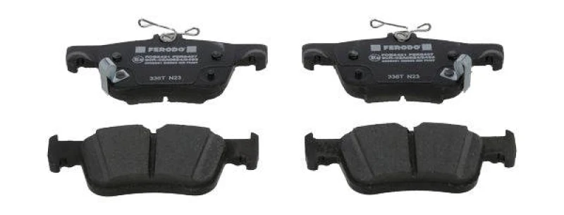 Image of FERODO FDB5421 Brake pad set PREMIER ECO FRICTION with acoustic wear warning, without accessories Brake Pad Set,disc brake (402)