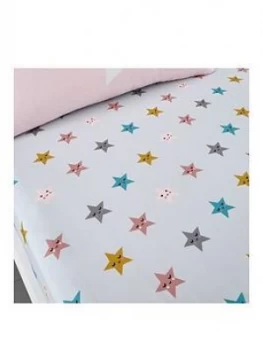 Image of Cosatto Happy Stars Twin Pack Fitted Sheet - Junior