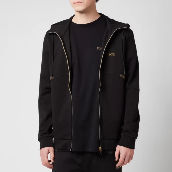 Image of Hugo Boss Athleisure Saggy 2 Zip Through Hoodie Black Size L Men