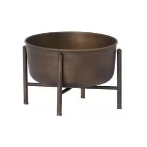 image of 20cm Bronze Planter On Frame