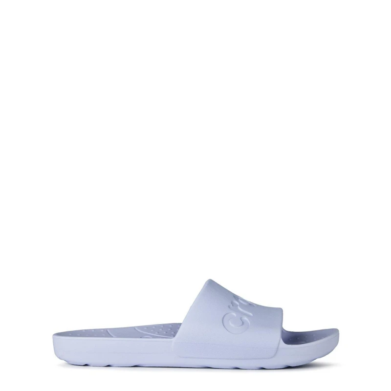 Image of Crocs Logo Slides Adults - Purple Purple 4