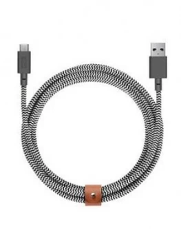 image of Native Union Nu Belt Cable USB A To USB C - Zebra 3M