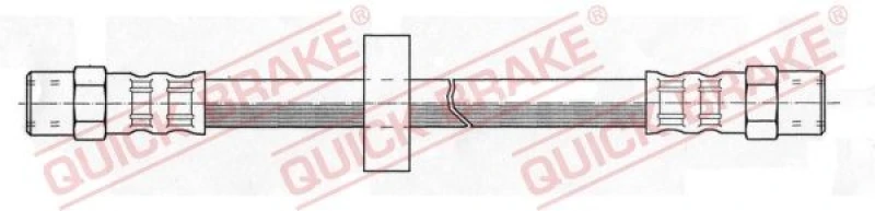 Image of QUICK BRAKE Brake hose QUICK BRAKE 22.102