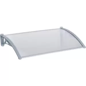 image of Door Awning Cover Bracket Canopy Patio Porch Window - 140cm x 70cm - Outsunny