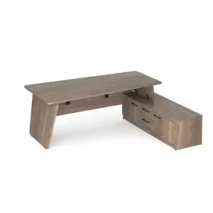 Image of Anson executive desk with panel end legs 2000mm x 1000mm with 2000mm