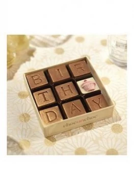 image of Choc on Choc Birthday Chocolates, One Colour, Women