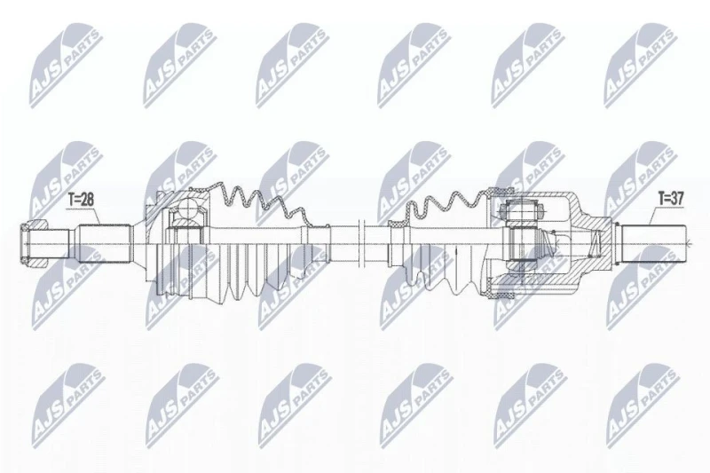 Image of NTY Drive shaft NTY NPW-PE-067