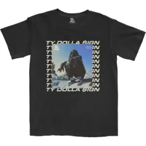 image of Ty Dolla Sign - Global Square Unisex XX-Large T-Shirt - Black