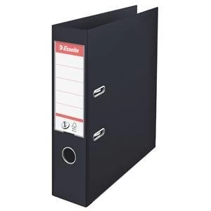 Image of Original Esselte No. 1 Lever Arch File 75mm Spine Black Ref 880019
