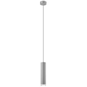 Image of Franco Slim Pendant Ceiling Lights Silver, 1x E27
