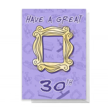 Image of Friends Birthday 30th Greetings Card - Giant Card