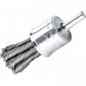 Image of Lessmann Knot End Wire Brush 19mm 6mm Shank