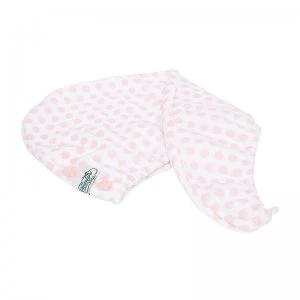 image of The Vintage Cosmetic Company Pink Polka Dot Hair Turban