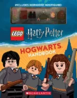 Image of lego harry potter hogwarts handbook with hermione minifigure