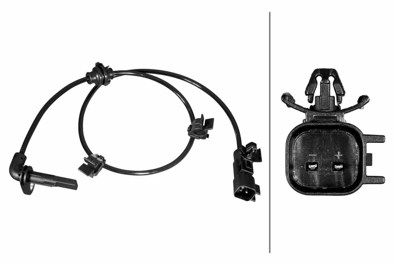 Image of HELLA ABS sensor HELLA 6PU 358 217-591