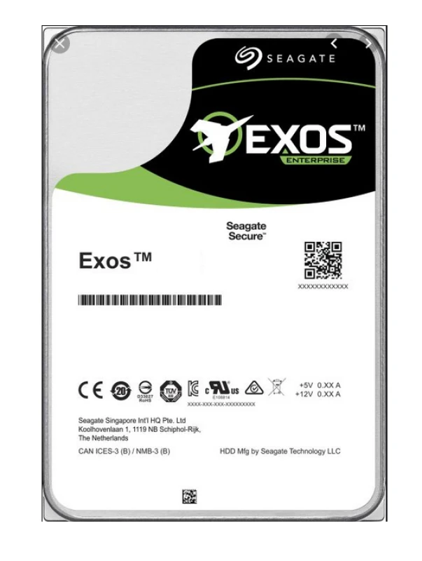 Image of Seagate Exos X16 3.5" 16 TB SAS
