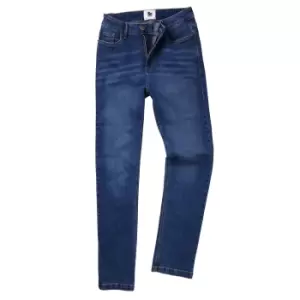 Image of AWDis So Denim Womens/Ladies Katy Straight Leg Jeans (10/L) (Mid Wash)