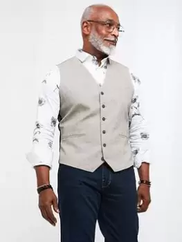 Image of Joe Browns Stand Out Summer Waistcoat - Natural, Size 40, Men