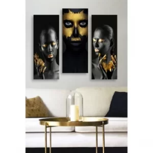 Image of MDF0038 Multicolor Decorative MDF Painting (3 Pieces)
