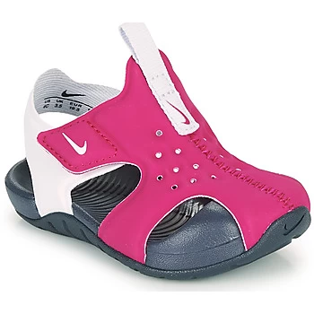 Image of Nike SUNRAY PROTECT 2 TD Girls in Purple - Sizes 8.5 toddler,9.5 toddler