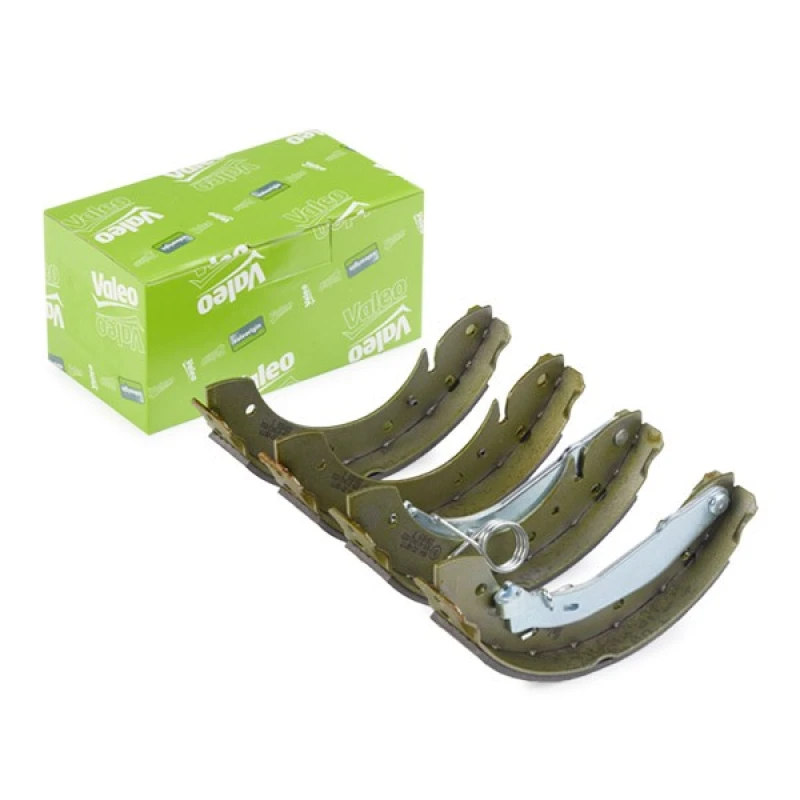 Image of VALEO 562634 Brake Shoes Rear Axle, without wheel brake cylinder Brake Shoe Set (70)