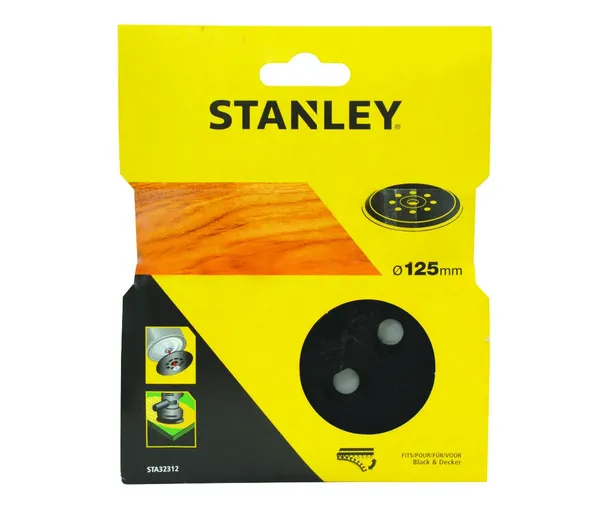 Stanley Replacement Backing Pad for Black and Decker Sanders 125mm STA32312