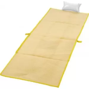 Image of Bullet Bonbini Foldable Beach Tote And Mat (One Size) (Yellow) - Yellow