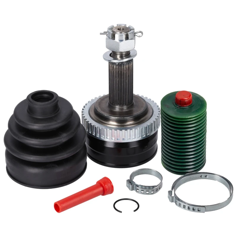 Image of FEBI BILSTEIN 183257 CV Joint Wheel Side, with nut, with grease Joint Kit,drive shaft (5)