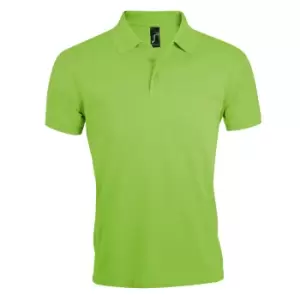 Image of SOLs Mens Prime Pique Plain Short Sleeve Polo Shirt (3XL) (Apple Green)