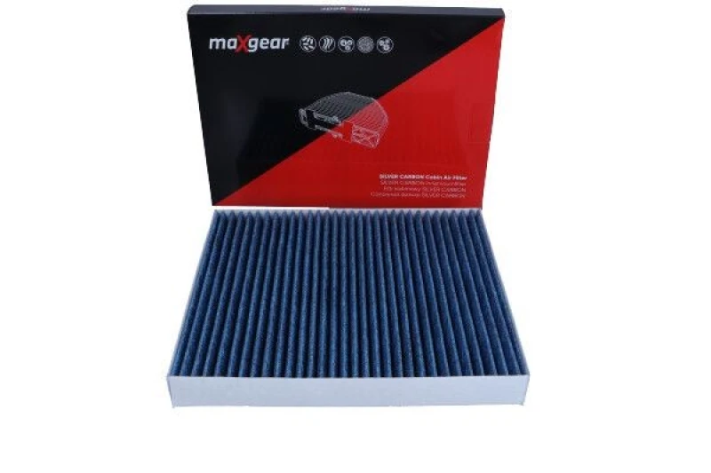 Image of MAXGEAR 26-1912 Pollen filter SILVER CARBON with anti-allergic effect Filter,interior air (424)