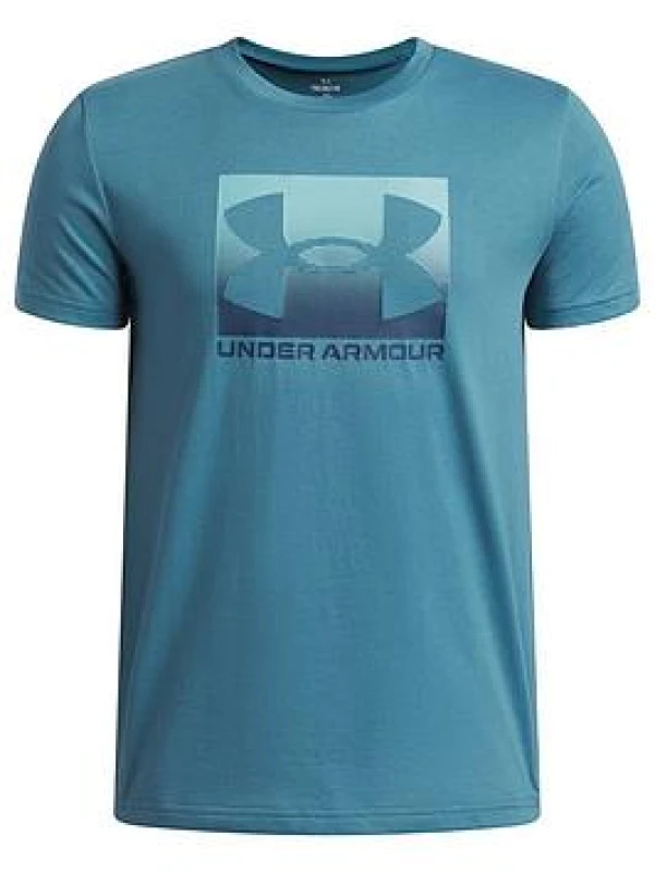 Image of Under Armour Kids B Boxed Sports Update Short Sleeve T-Shirt - Blue Male 9 - 10 Years