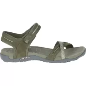 Image of Merrell Womens/Ladies Terran Cross II Sling Leather Slingback Sandals UK Size 8 (EU 41, US 10)