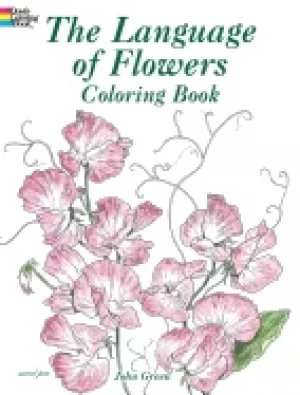 Image of language of flowers coloring book