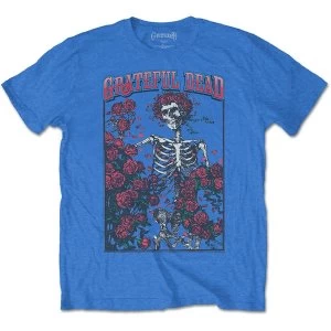 Image of Grateful Dead - Bertha & Logo Unisex Large T-Shirt - Blue
