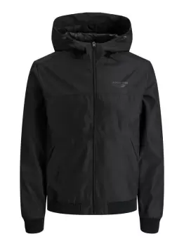 Image of JACK & JONES Hooded Jacket Men Black