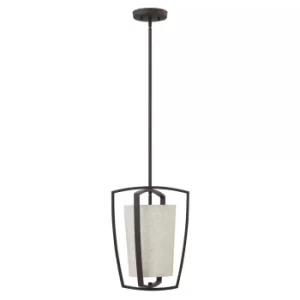 image of Hinkley Blakely Small Pendant Light 1x E27 Buckeye Bronze