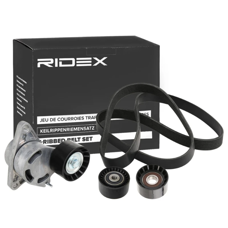Image of RIDEX 542R0762 V-ribbed belt set V-Ribbed Belt Set (542)