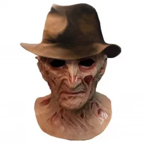 image of Trick or Treat Nightmare on Elm Street Part 4 Deluxe Freddy Mask with Hat