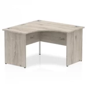 image of Trexus Panel End Call Centre Desk 1200mm Grey Oak Ref I003138