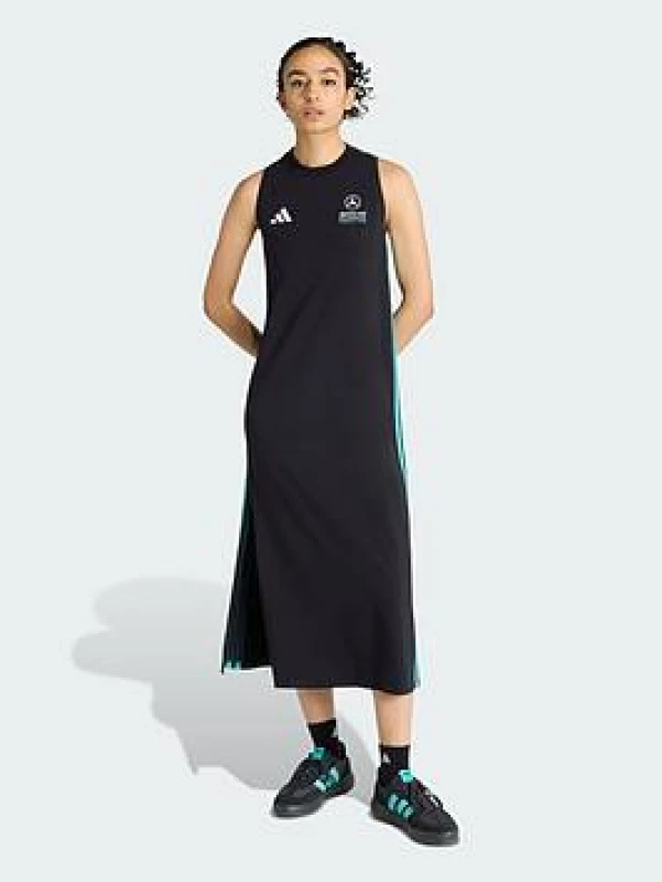 Image of Adidas Mercedes AMG womens dress Petronas Formula One Team DNA Noir Female M