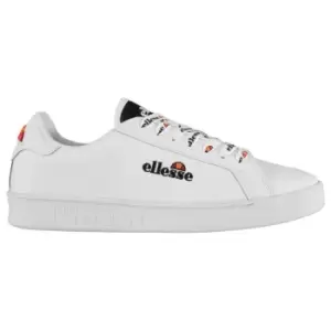 Image of Ellesse Camp Embroidered Trainers - White