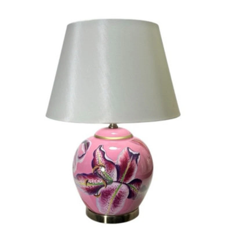 Image of Minster 40Cm Table Lamp And Shade - Ceramic - L27 X W27 X H40 Cm
