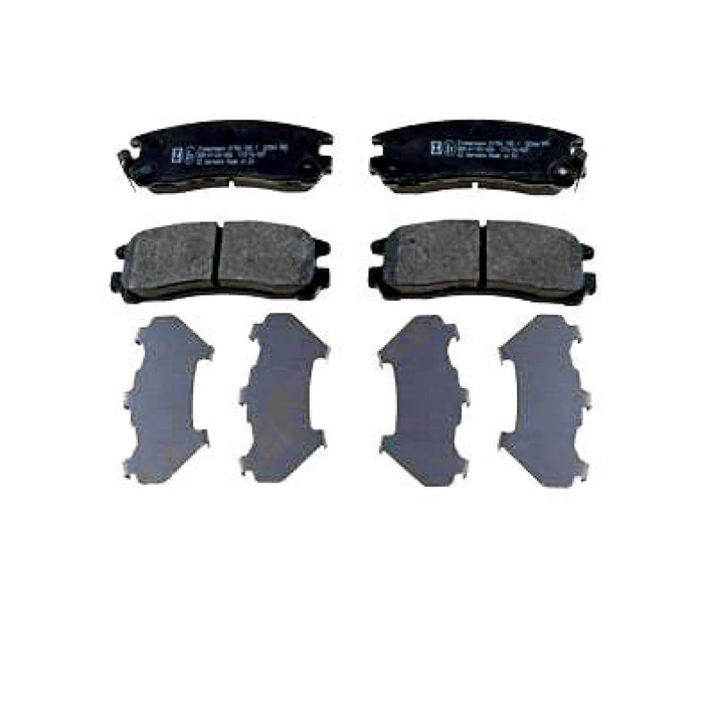 Image of ZIMMERMANN 21706.155.1 Brake pad set Rear Axle, with acoustic wear warning, Photo corresponds to scope of supply Brake Pad Set,disc brake (402)