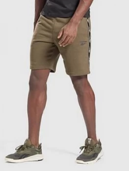 Image of Reebok Essentials Tape Short, Green, Size XS, Men