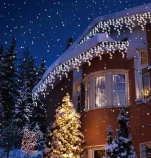 Image of Sentik LED 17 Metre Snowing Icicle Light White (240 Lights)