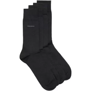 image of Hugo Boss 2 Pack Charcoal EC Socks